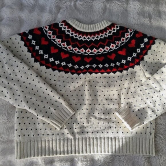 Gap Heart Fair Isle Crewneck Sweater - Picture 6 of 6